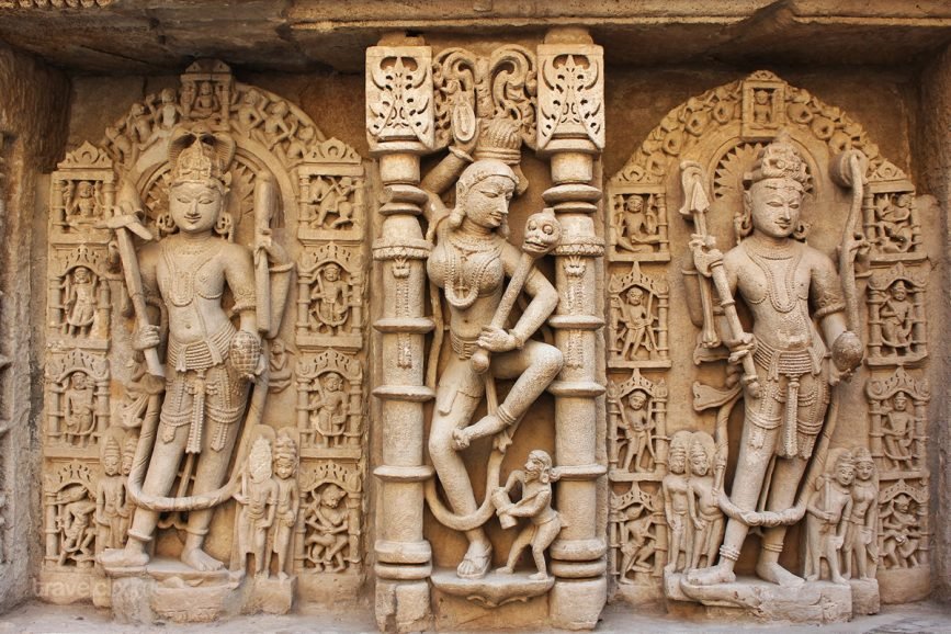 Balram and Parshuram sculpture